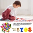 thumbnail image 4 of Sonducket 1 Juego de azulejos del alfabeto, bloques de coloridos, palabras de A-Z, regalos educativos para niños, tableros de rompecabezas para el Type3 NO3 Sonducket AP010337-05, 4 of 6