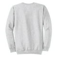 thumbnail image 6 of Mens Core Fleece Classic Crewneck Cotton/Poly fleece Sweatshirt Ash 4XL, 6 of 6