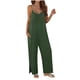 thumbnail image 1 of TaTaai Women's Summer Evening Jumpsuit Sleeveless Halter Neck Wide Leg Long Pants Solid Color Casual One Piece with Low Back Detail for Party and Night Out Gift, 1 of 5