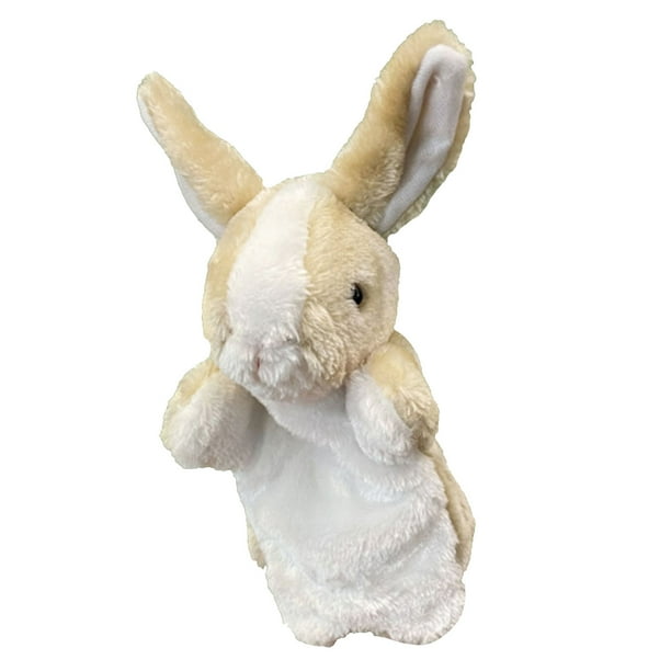 Suave marioneta de mano del conejo de Pascua - Interactiva, duradera, para niños/Juego imaginativo