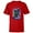 Red, variant on Disney Descendants 3 Mal and Evie Wicked Friends - Short Sleeve T-Shirt for Kids -Customized-White