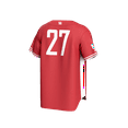 thumbnail image 3 of Adult GameDay Greats #27 Red Houston Cougars Lightweight Collegiate Baseball Fashion Jersey, 3 of 3