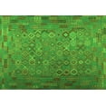thumbnail image 1 of Ahgly Company Indoor Rectangle Southwestern Green Country Area Rugs, 2' x 4', 1 of 1