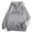 Grey, variant on Womens Hoodies Funny Letter Print Full Zip Up Hoodies Jackets With Side Pocket Soft Relaxed Fit Casual Fall Winter Daily Wear Trendy Hoodies