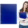 thumbnail image 2 of Letter Size 8 Tab PP Dividers 3 Hole Colorful Page Dividers Plastic Index Divider Sheets For 3 Ring File Paper Classification Classroom Blue ZZyuan, 2 of 9