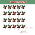 thumbnail image 4 of Zcyifa pine cones 20Pcs Berry Pine Cones Pine Needles Stems Picks Artificial Christmas Berries Decor for Crafts, 4 of 10