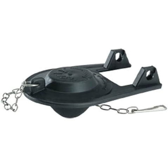 Korky Toilet Flapper 40097 Non-Adjustable Rubber - Durable - Black