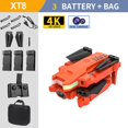 thumbnail image 1 of XT8-Mini Dron profesional con cámara 4K HD, WIFI, FPV, presión de aire, altitud fija, plegable, cuadricóptero RC, helicóptero de juguete, novedad de 2023, 1 of 4