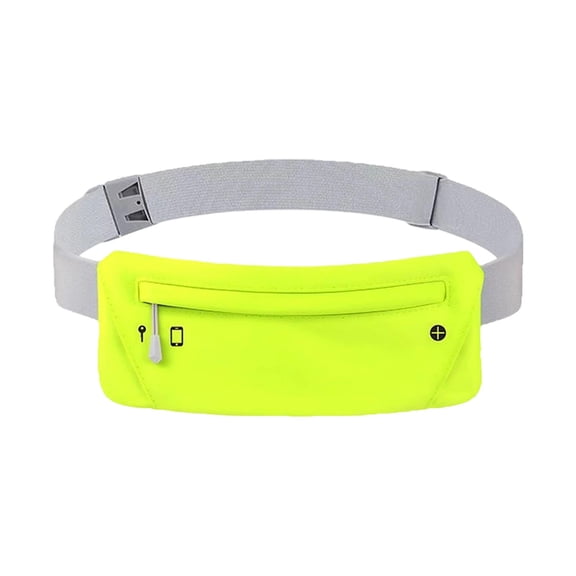 Elastic Running Fanny Pack for Women Men - Adjustable Runners Waist Pack with Phone Holder, Chest Bag for Fitness, Cycling, and Hiking