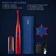 EVO SPM1 Rechargeable SpiderMan Sonic Toothbrush with Travel Case for