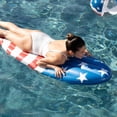 thumbnail image 2 of Funsicle Americana Surfboard, 5ft Inflatable Pool Float, Stars & Stripes, Age 9 and up, 2 of 4