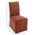 thumbnail image 3 of Wovenbyrd Lakeshore Classic Dining Chair, Covered, Armless, Wood Frame - Russet, 3 of 13