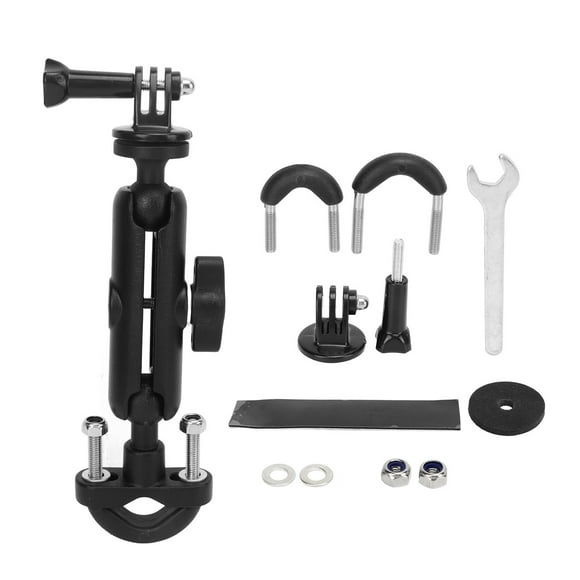 Soporte para cámara de motocicleta Soporte de expansión para cámara de acción de bicicleta Soporte de montaje fijo para DJI para Insta360 para Hero 10 9 8 7 6 5 15 mm-35 mm