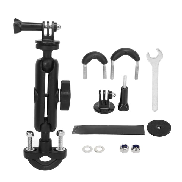 Soporte para cámara de motocicleta Soporte de expansión para cámara de acción de bicicleta Soporte de montaje fijo para DJI para Insta360 para Hero 10 9 8 7 6 5 15 mm-35 mm