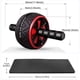 thumbnail image 4 of Rodillo Para Abdominales Y Colchoneta Para Rodillas, Equipo Para Entrenamiento de Fuerza Abdominal Y Core, Ruedas de Ejercicio Para Gimnasio En Casa Para Mujeres Y Hombres, Rueda Abdominal(A), 4 of 8