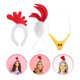 thumbnail image 5 of 1 juego de diadema de pelo de pollito para disfraz, nariz de pollo, accesorio de Pascua, diadema de animal de peluche, accesorios para disfraz de pollo, 5 of 6