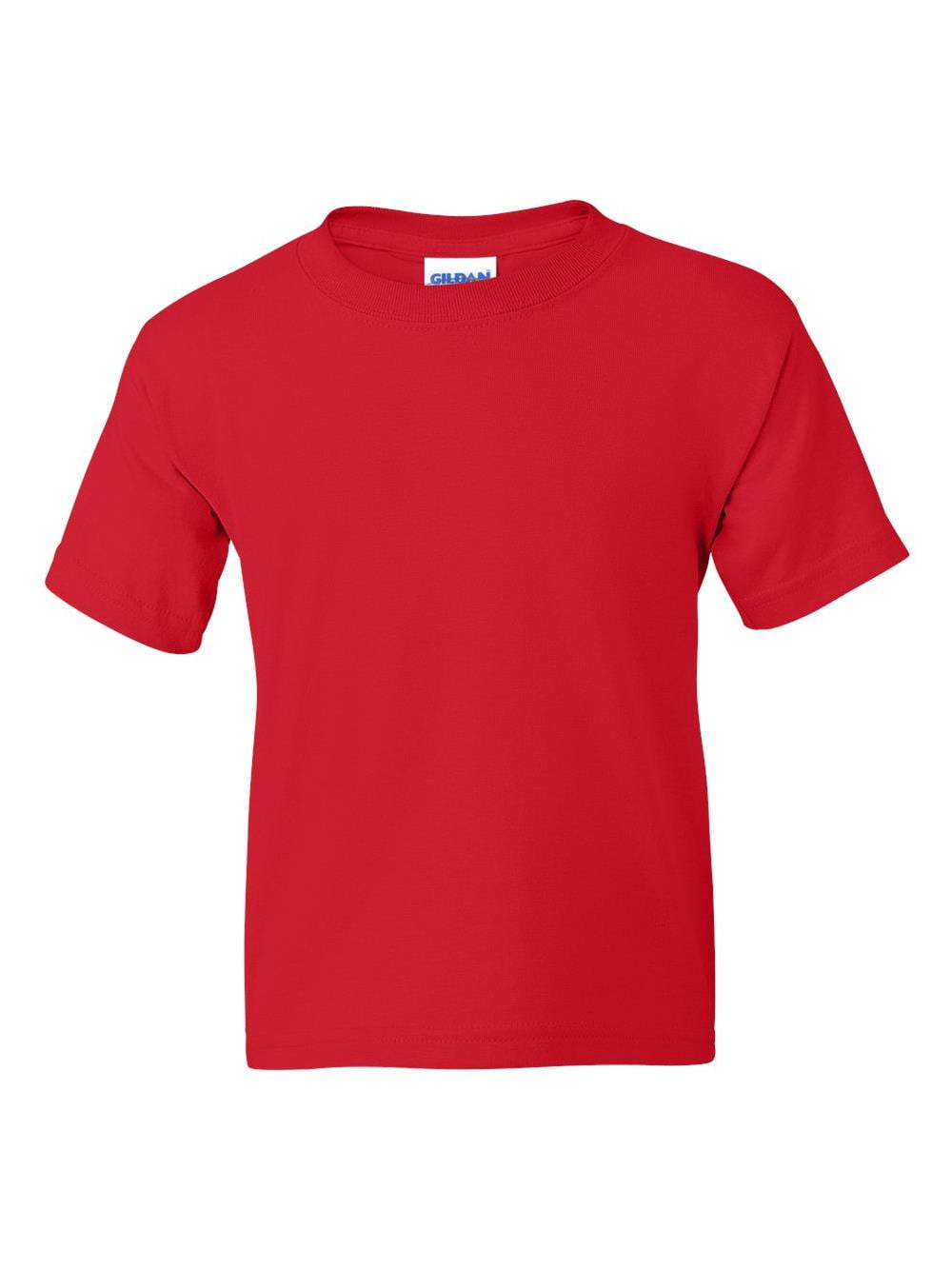 Gildan T-Shirts DryBlend Youth 50/50 T-Shirt 8000B - Walmart.com