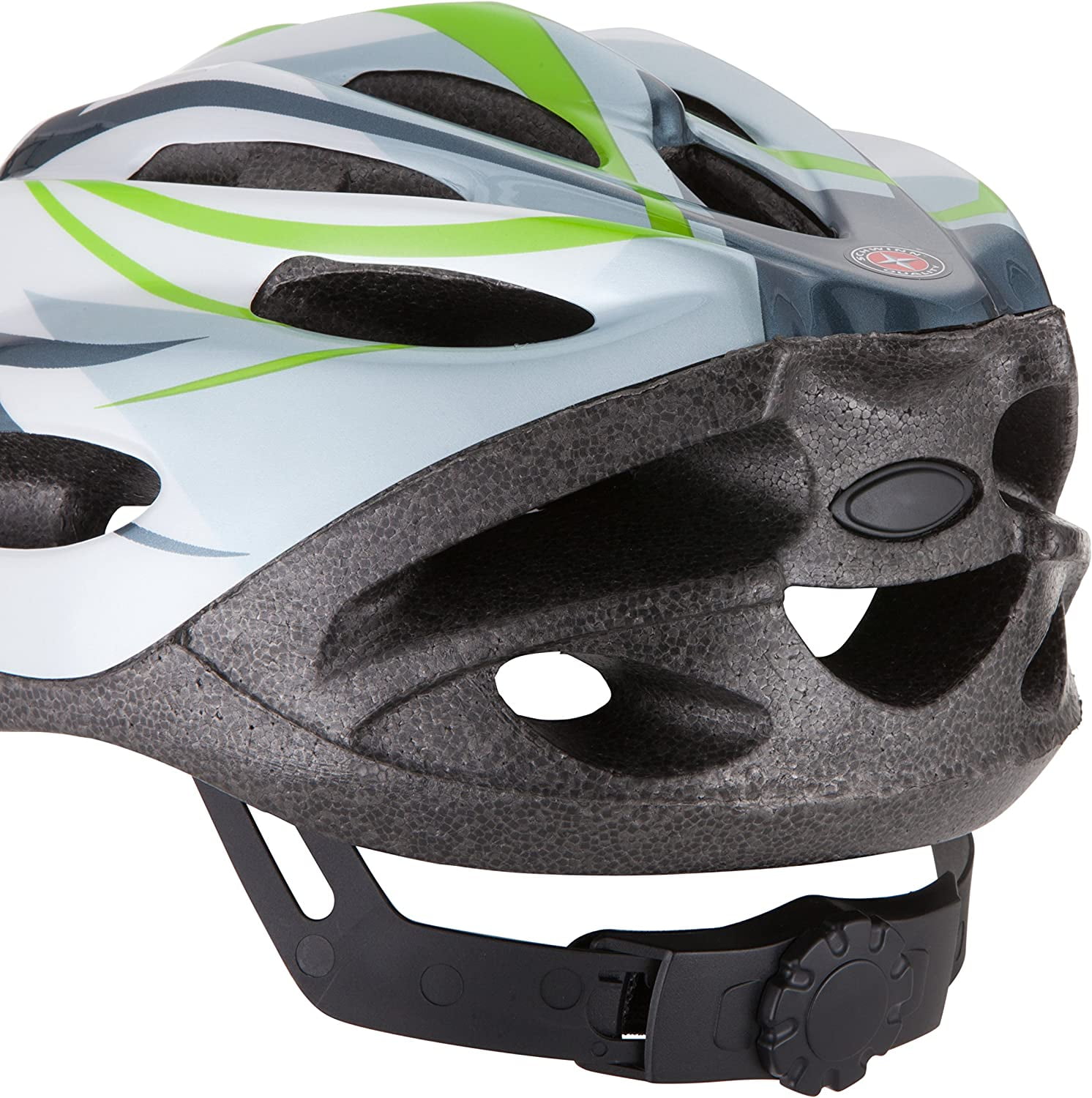 Schwinn Traveler Bike Helmet, Adult, White/Green