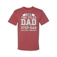 thumbnail image 2 of Wild Bobby,I Have Two Titles Dad and Step Dad Rock Them Both Step Dad Gift, Father's Day, Men Graphic Tees, Vintage Heather Red, 2XL, 2 of 3