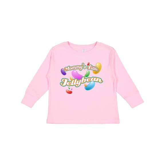 Inktastic Mommy's Jellybean Boys or Girls Long Sleeve Toddler T-Shirt