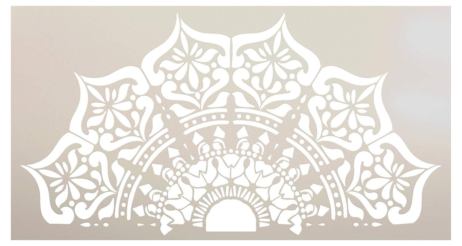 Mandala Pumpkin Stencil Reusable Mylar Stencils for Painting
