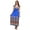 Tie Neck Black, variant on Womens Summer Exotic Floral Bohemian Tahiti Sleeveless Maxi Dress