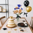thumbnail image 3 of Double-sided 16 PCS Graduation Cake Toppers – Orange Blue Class of 2026 Centerpieces Picks for Graduation Theme Party Decorations Supply, Graduation Party Decorations, 3 of 14