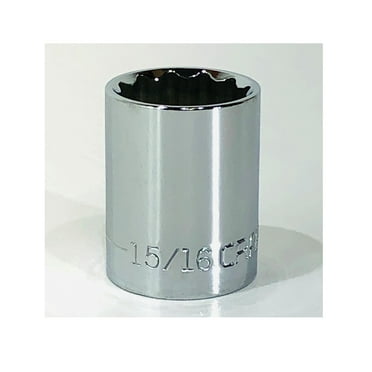 Craftsman 15/16" SAE/Standard 1/2" Drive 12 Point Socket - 47513 (Bulk Packaged)