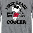 thumbnail image 3 of Peanuts - First Grade Just Got Cooler - Toddler And Youth Long Sleeve Graphic T-Shirt, 3 of 6