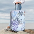 thumbnail image 5 of Cauagu Bird Butterfly Stripe Print Travel Luggage Cover,Travel Dust-proof Suitcase Cover Softside Suitcase Protector for 18-32inch,Not Included Suitcase, 5 of 8