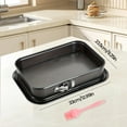 thumbnail image 2 of Springform Cheesecake Pan - Leakproof, Nonstick, Rectangle, Removable Bottom Black, 2 of 6