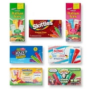 DELUXE Freeze Pop Package | 62 PACK Freeze Pops | 26 Unique Flavors | 7 Boxes including Italian Ice Original and Italian Ice Berry