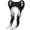 black, variant on Plush Cat Ears Winter Earmuff Hat, Warm Fluffy Animal Headpiece for Outdoor Wear, 70 x 35 cm, 1 Pack