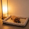 thumbnail image 5 of Qocolcyl Floral Square Washable Dog Bed Cushion,Thick Non Slip Soft Breathable Pet Sleeping Sofa Mattress for Small Medium Dogs All Season Use, 5 of 6