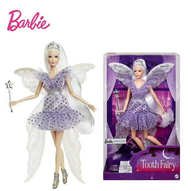 2022 Barbie Signature Tooth Fairy Holiday Barbie Rewind 80S Edition Lunar Chinese New Year Dragon Empress Dia De Muertos Doll To Gao Jinjia LED