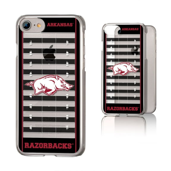 Arkansas Razorbacks iPhone Clear Football Field Design Case