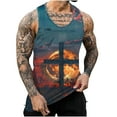 thumbnail image 2 of Xixinqiwan George Men's and Big Men’s Shirt,Men's Workout T Shirts Sleeveless Round Neck Tank Tops Muscle Slim Fit Stretch Athletic Tshirt, 2 of 5