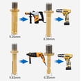 thumbnail image 4 of Apmemiss Firewood Drill Bit Set with 4 Handles, 42mm / 32mm Detachable Fire Wood Splitter Drill Bit Tool, Wood Splitting Drill Bit Cones Wood Log Splitter Drill Bit for Electric Drill Machine (32mm), 4 of 6