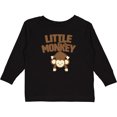 thumbnail image 3 of Inktastic Little Monkey Boys or Girls Long Sleeve Toddler T-Shirt, 3 of 5