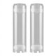 thumbnail image 1 of 2X Cartucho Transparente Vacío Reutilizable de 10 Pulgadas Carcasa de Filtro de Agua Varios Medios Recargables, 1 of 5
