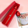 thumbnail image 6 of Vjnyvs Metal Rose Jewelry Box Ring Necklace Gift Box Wedding Pendant Storage Case For Women Girlfriend Christmas Valentines Gifts, 6 of 7