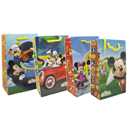 3pcs Disney Mickey Mouse Clubhouse Assorted Small Size Kids Gift Bags