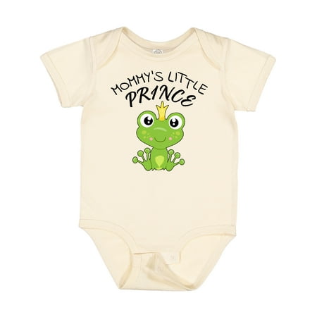 

Inktastic Mommy s Little Prince- Cute Frog Gift Baby Boy Bodysuit