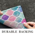 thumbnail image 6 of Multi Color Moroccan Checkered Pattern Door Rugs,Washable Non Slip Door Mats Indoor,Decorative Door Mats,Entry Mat Indoor for Entrance,Bedroom,Kitchen,Bathroom,16"x24", 6 of 6