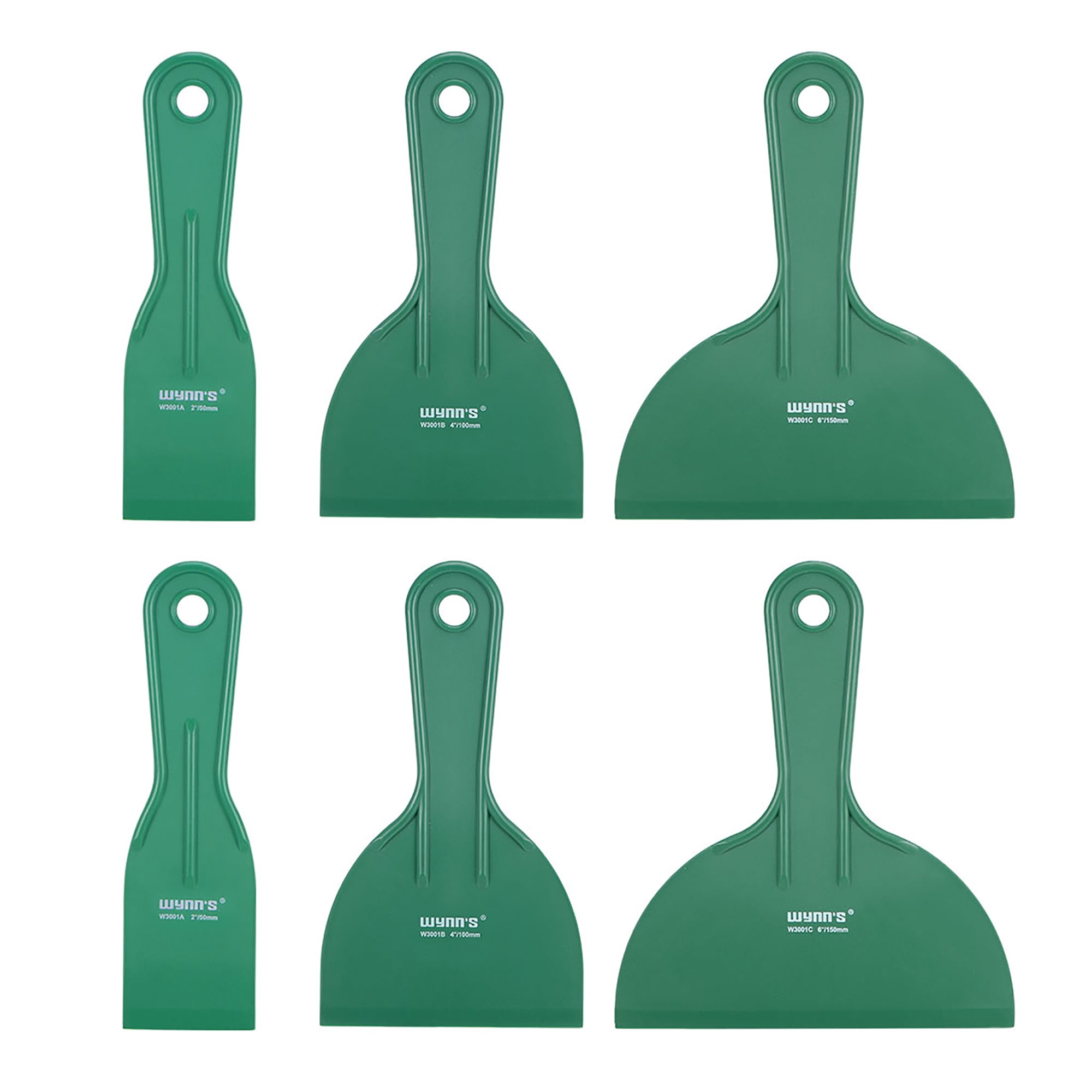 Putty Taping Paint Scraper 2 4 6 Inches Plastic Drywall Spreader Tool