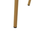 thumbnail image 4 of Mooney Wicker Outdoor French Bistro Chair, Set of 4, Rust Orange, White, and Bamboo Finish, 4 of 7