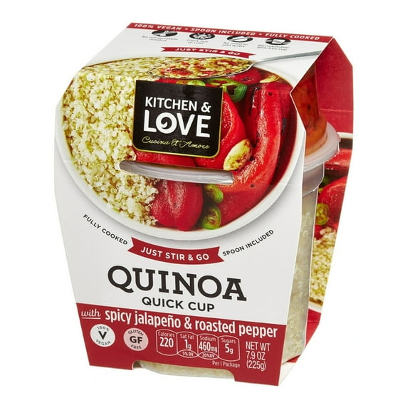 Kitchen & Love RTE Quinoa Meal - Jalapeno & Roasted Peppers 7.9oz