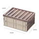 thumbnail image 4 of Injueey Caja de almacenamiento plegable rosa/gris azul/caqui, caja de almacenamiento para organización de viajes de coche con tapa, Almacenamiento y organización del hogar caqui, 4 of 6