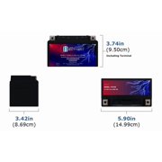 YTZ10S 12V 8.6AH Replacement Battery for Yuasa YTZ10S Battery