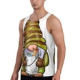 thumbnail image 2 of KLL Fishing Gnome Fisherman Print Men's Muscle Gym Workout Stringer Tank Tops Bodybuilding Fitness T-Shirts Tank Tops Men-3X-Large, 2 of 7